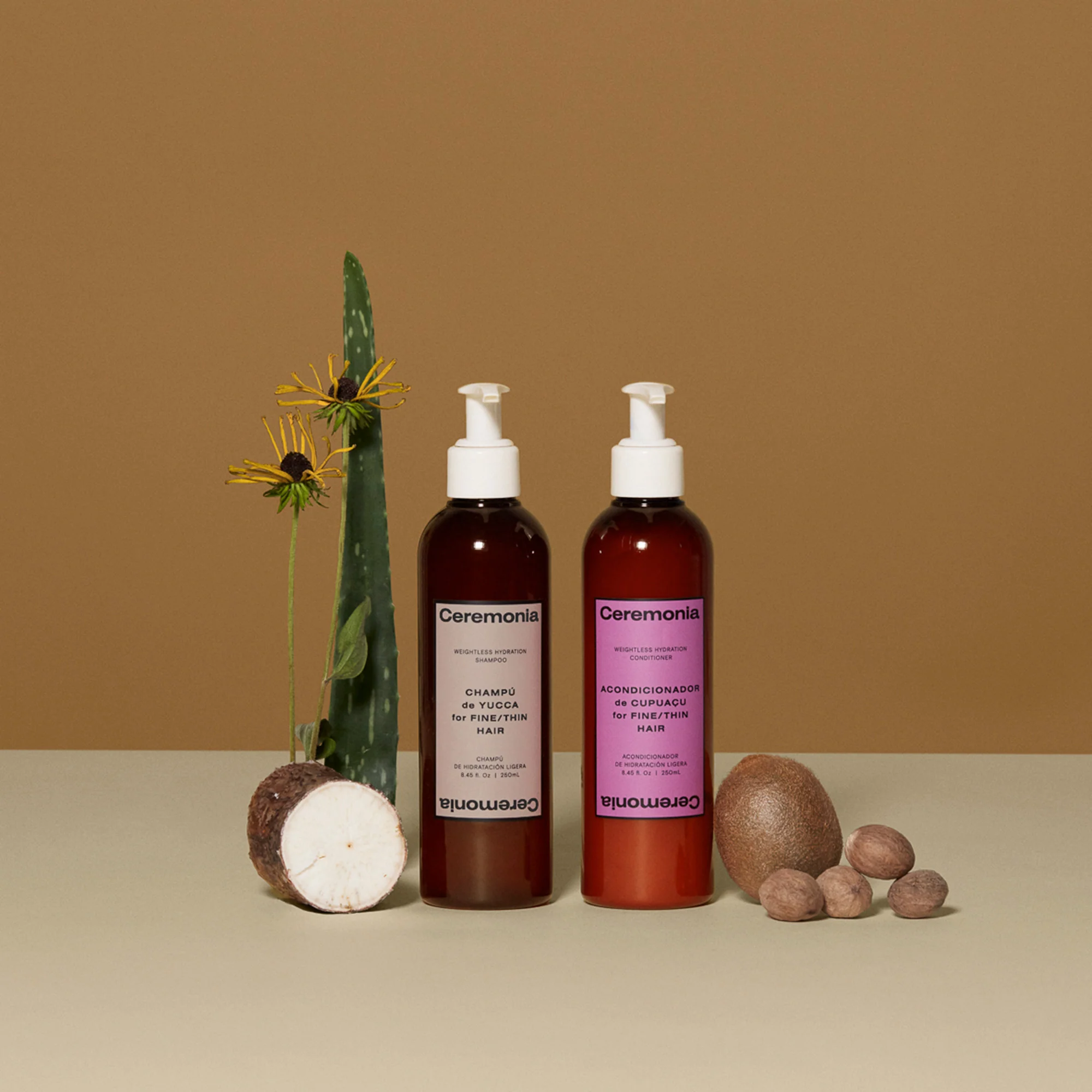 Ceremonia Shampoing Cheveux Fins Weightless Hydration Champú de Yucca