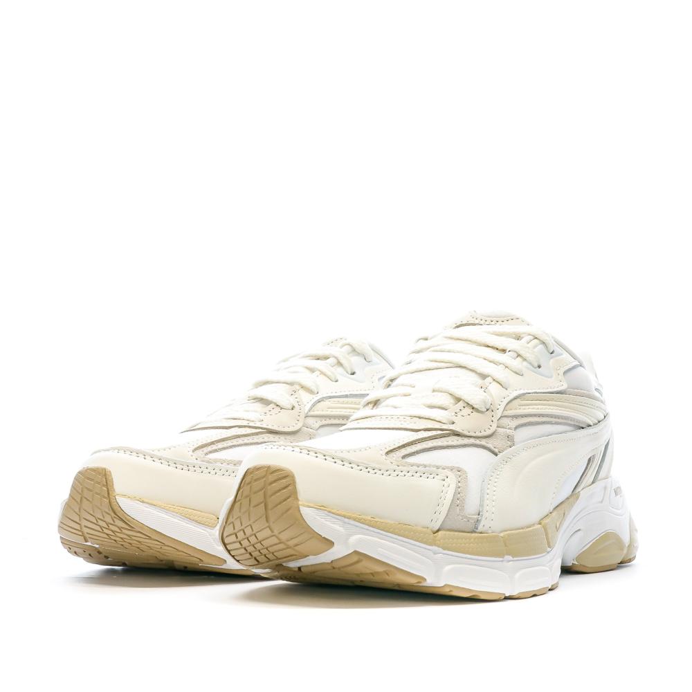 Puma Baskets Blanche/Beige Femme Puma Teveris Nitro