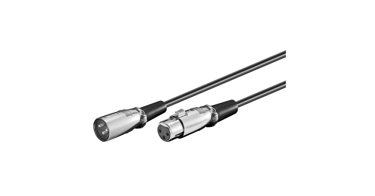 goobayXLR-aansluitkabel  (Zwart, 2 meter)