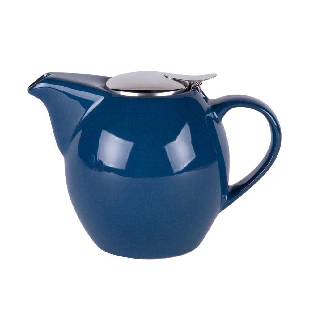Théière avec filtre Bollo 0.9L bleue Table passion