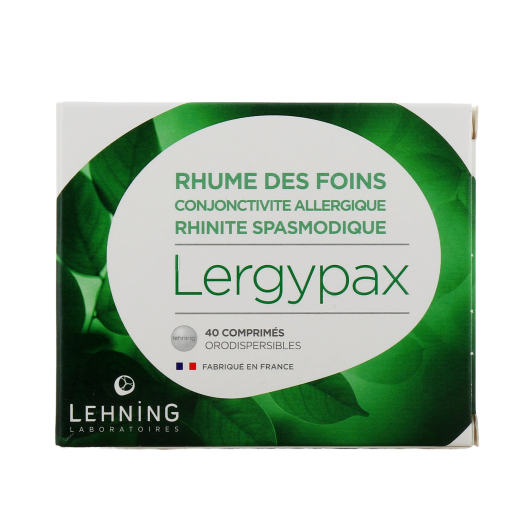 Lehning Lergypax 40 comprimés