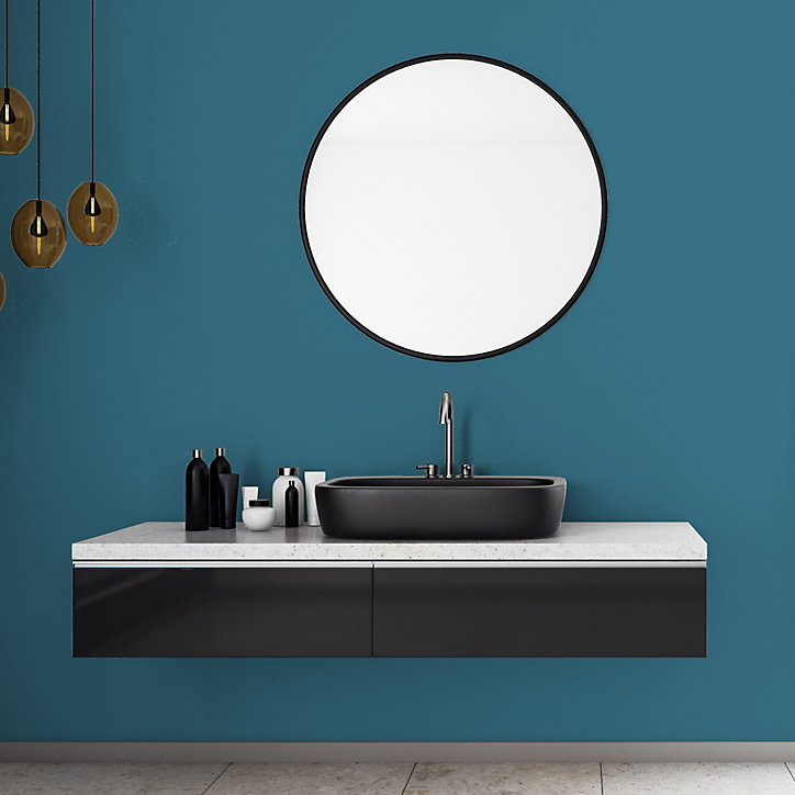 Peinture cuisine et salle de bain satin bleu Tollens 2L