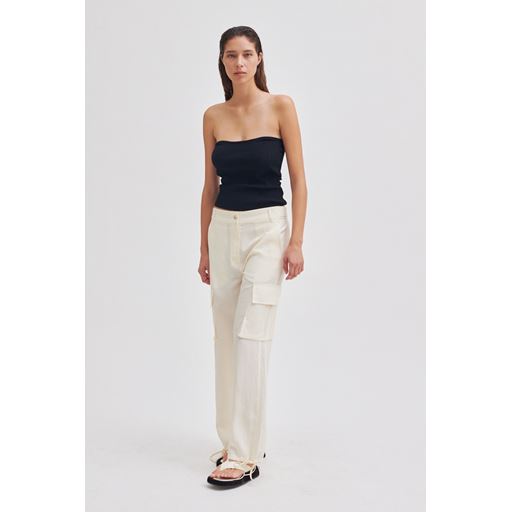 Second Female Nukana Track Bukser, Antique White, L