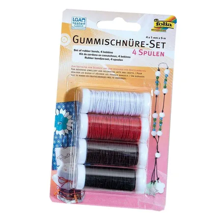 Folia Gummischnüre-Set 4er