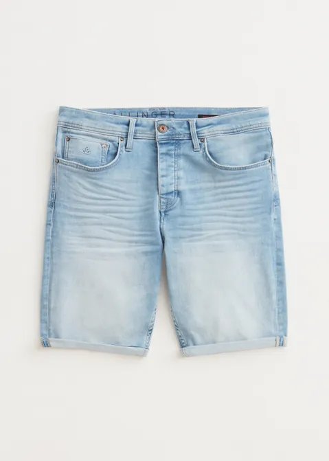Heaton denim korte broek blauw (BLW.USM)
