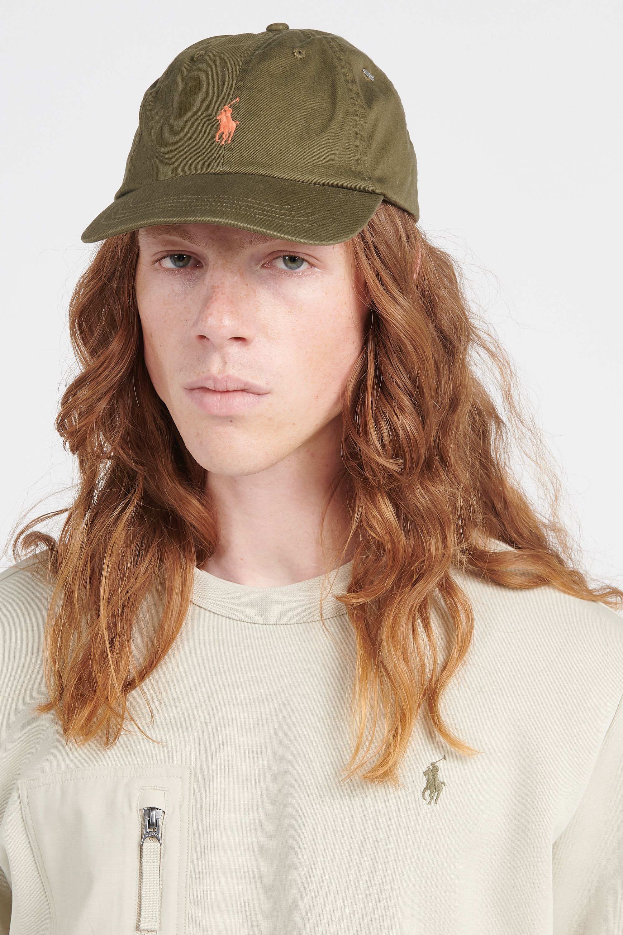 POLO RALPH LAUREN casquette  Cotton Chino Ball Cap Vert