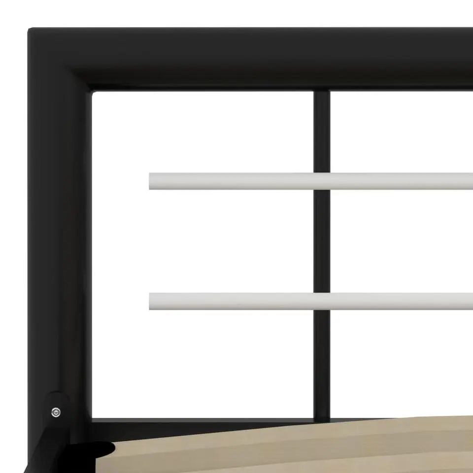 vidaXL - Bed frame met hoofdeinde - Wit - Massief grenenhout - 140x190 cm