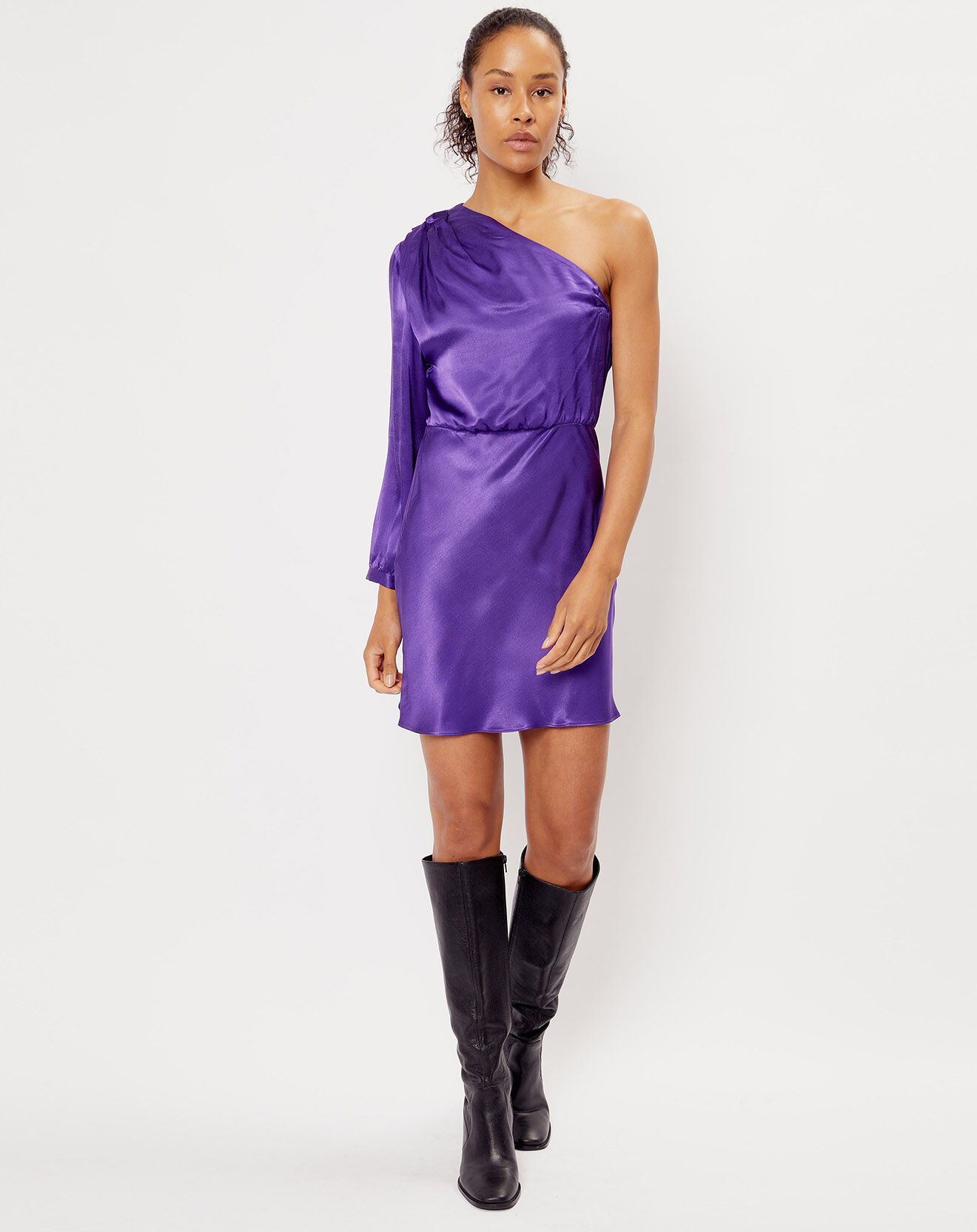 See u Soon Robe satinée Romane purple