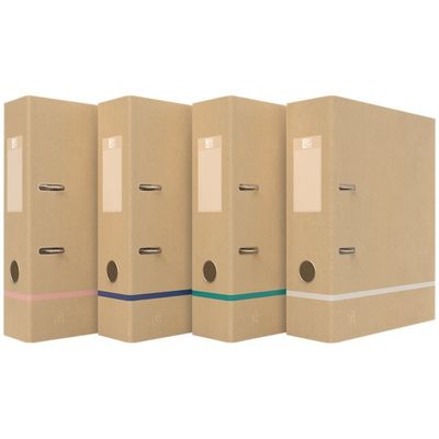 Oxford Touareg - Classeur à levier - Dos 80 mm - A4+ - disponible dans différentes couleurs krafts