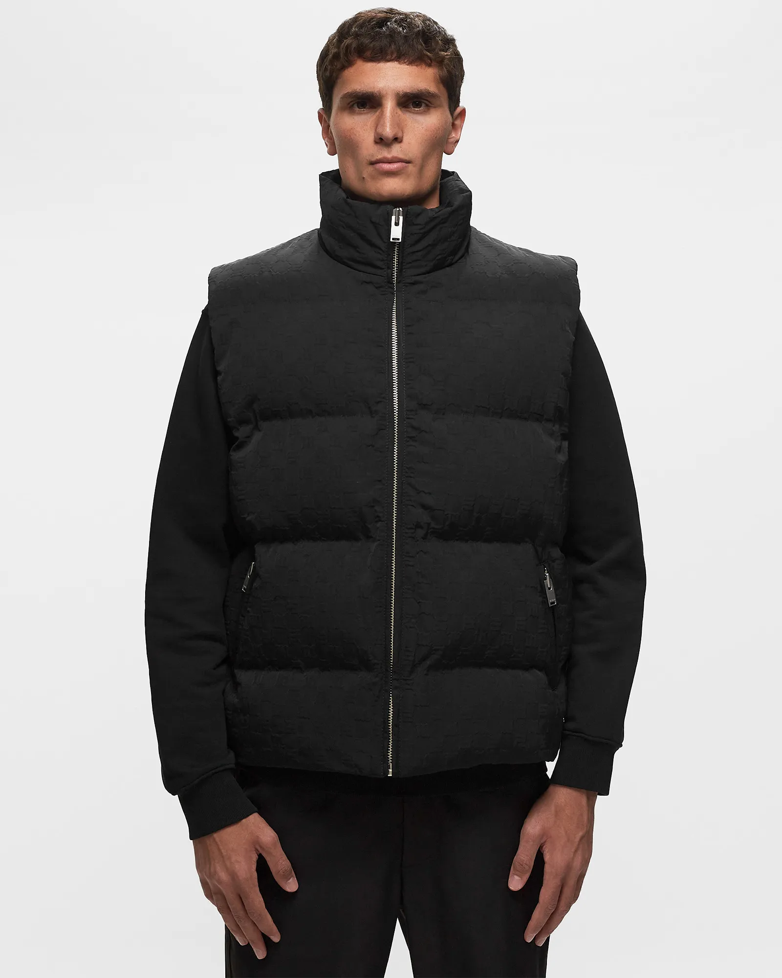 MISBHV MONOGRAM EMBOSSED PUFFER VEST
