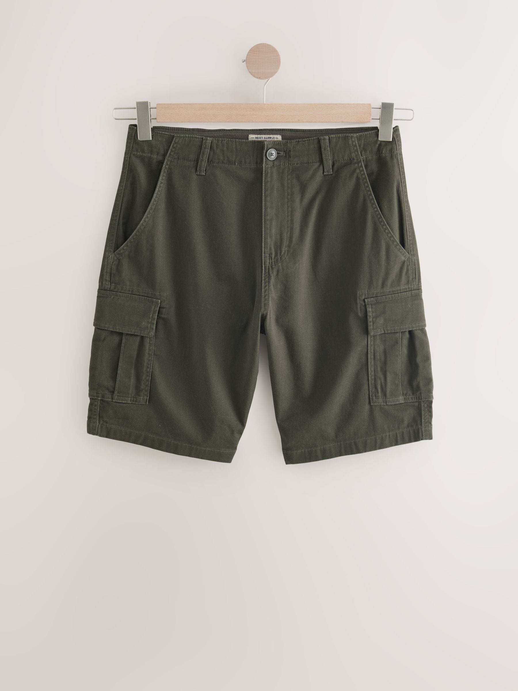 Marineblauw/kaki - Stretchy Korte cargobroek