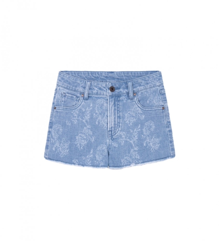 Shorts florais azuis Patty da Pepe Jeans