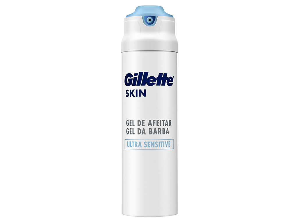 Gel de Barbear Pele Ultra Sensível Gillette Skin 200ml