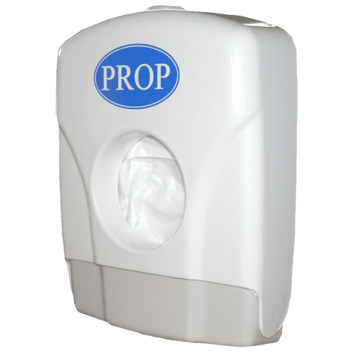 Distributeur de sachets hygiène périodique blanc PROP