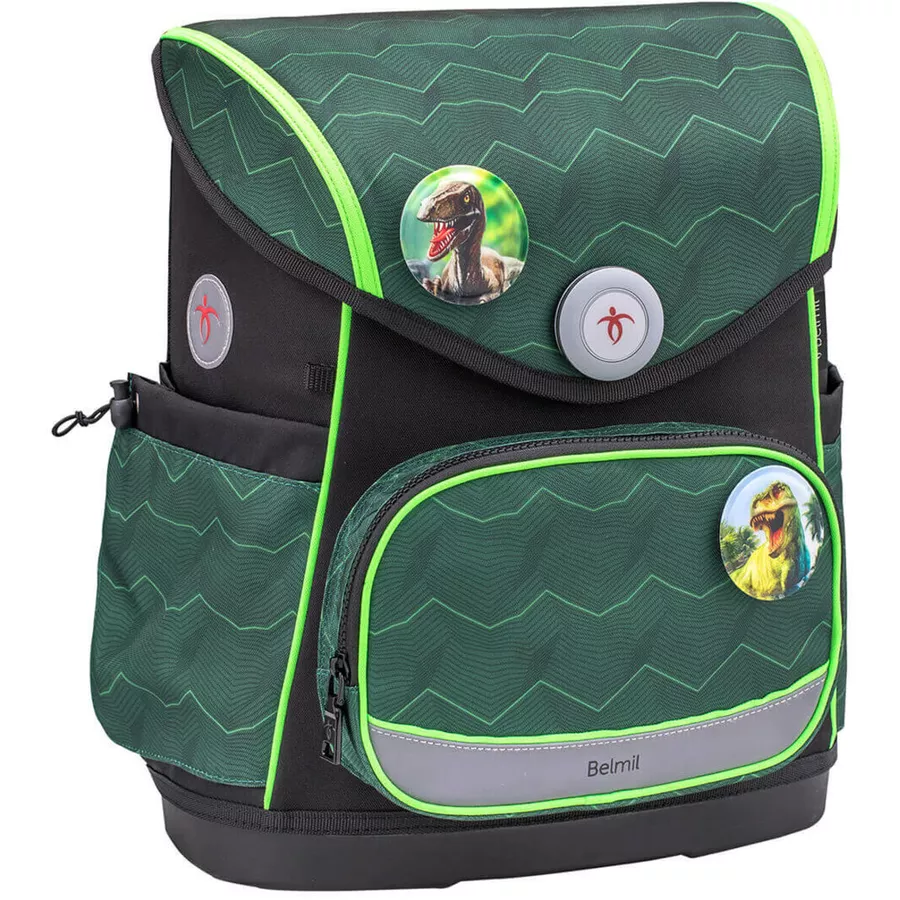 Belmil Schulranzen Premium Compact Plus Set 5-teilig Twist of Lime