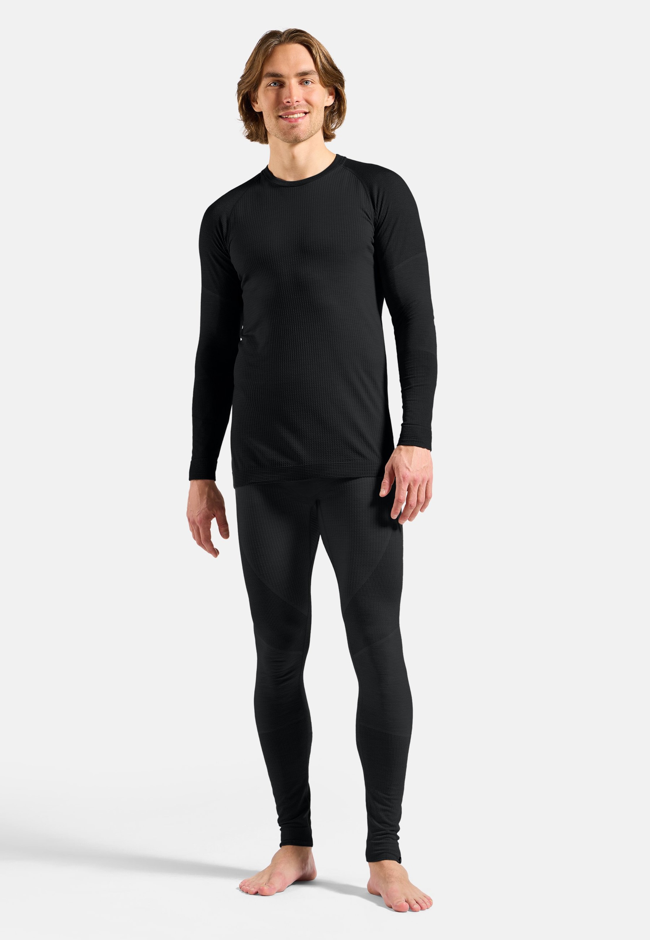 Lange Seamless Performance Wool Funktionstights in black