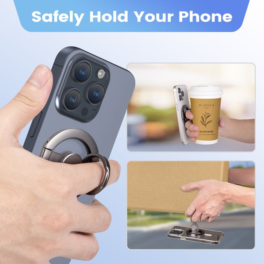 MECHA - Magnetische telefoonstandaard van legering (compatibel met MagSafe)