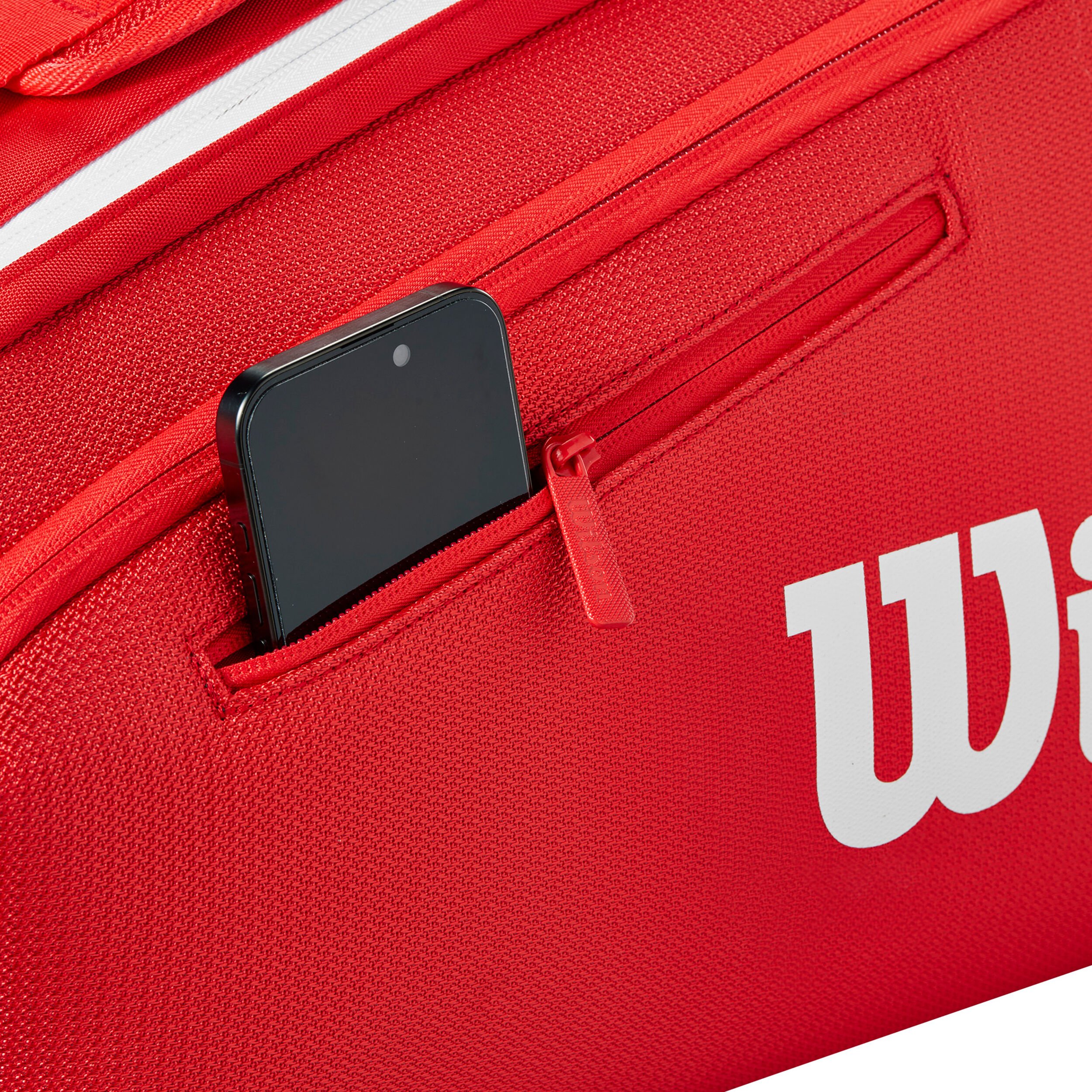 Wilson Tour Super Tour Housse De Raquette Lot De 9 - Rouge