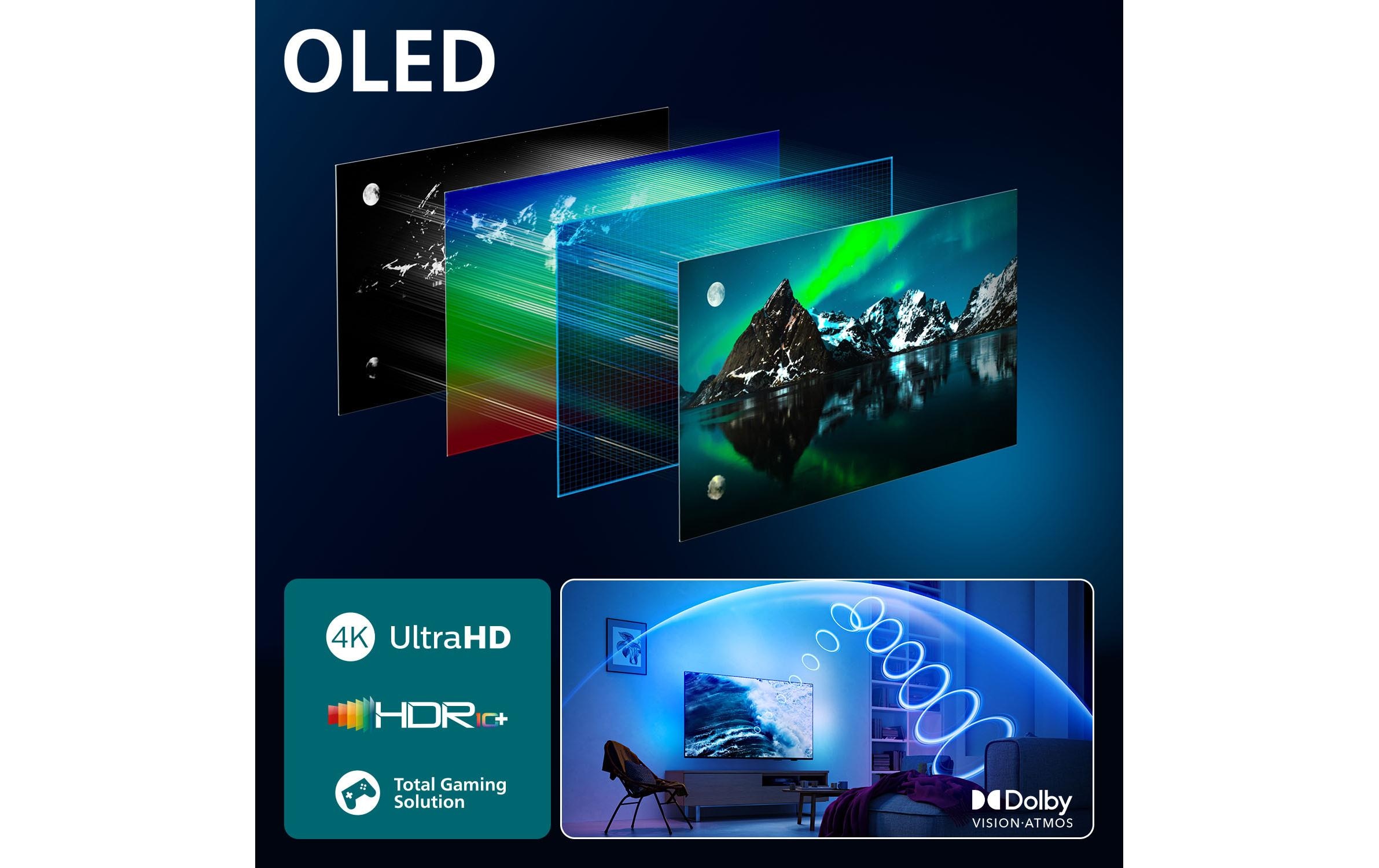 Philips OLED-Fernseher »77OLED760/12 77« 194 cm/77 ″