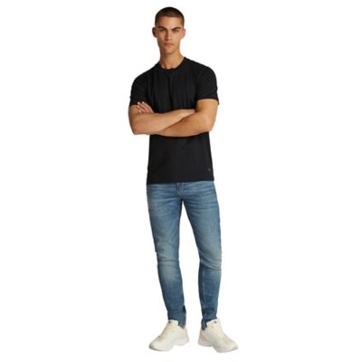 Tee-shirt à manches courtes homme Woven Label Regular CALVIN KLEIN