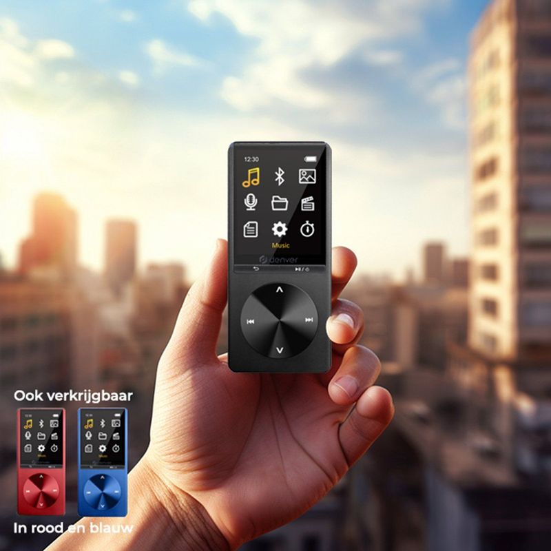 Denver MP1820 - MP3 / MP4 Speler - Zwart - Bluetooth - Inclusief Oordopjes