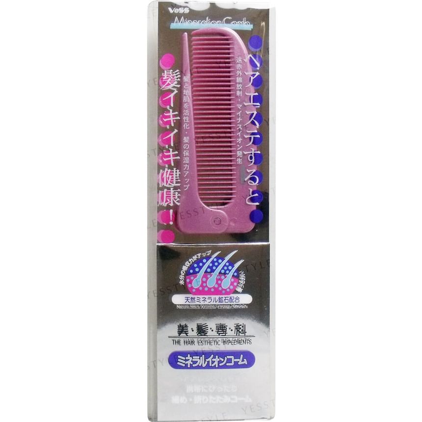 VeSS - Minerale Ionenkam Opvouwbaar Roze