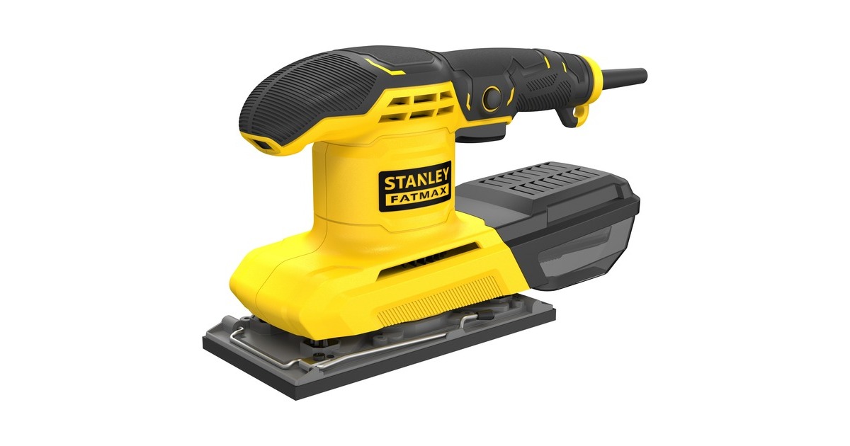 StanleyFATMAX 280W 1/3vel vlakschuurmachine  (Geel/zwart)