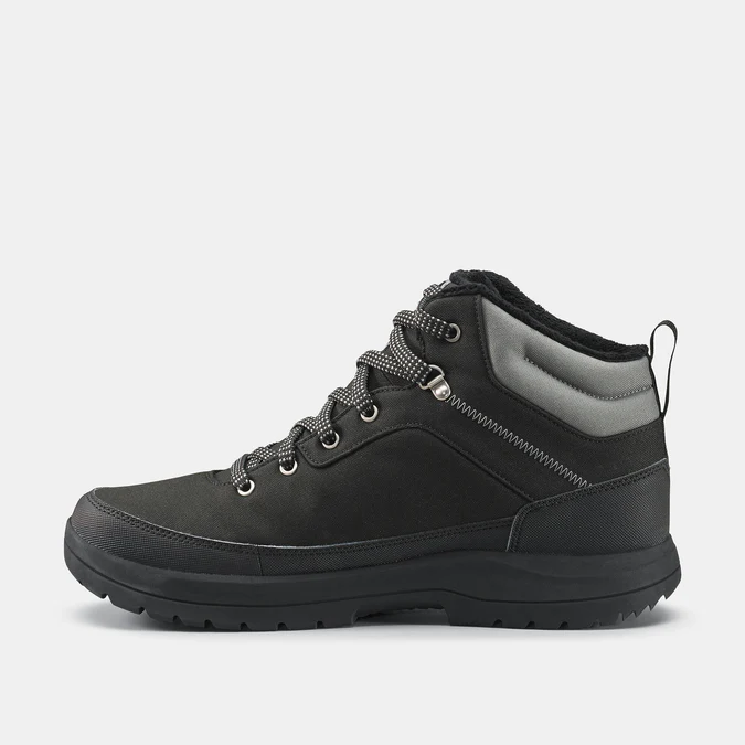 Decathlon Quechua - Botas de caminhada Quechua masculinas, quentes e impermeáveis - SH100 Cano médio