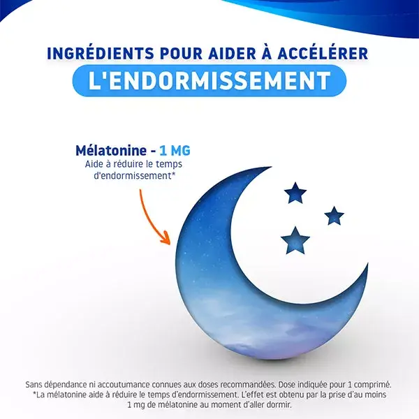 Valdispert Sommeil Rapide 1mg Mélatonine 50 comprimés