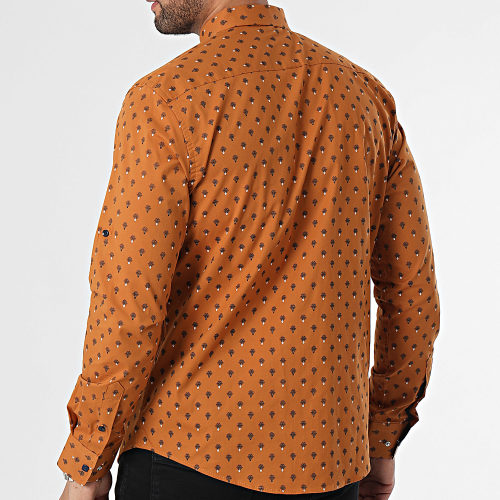 Chemise Manches Longues Camel