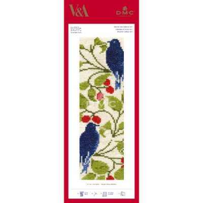 Bird & Berry Bookmark Cross Stitch Kit