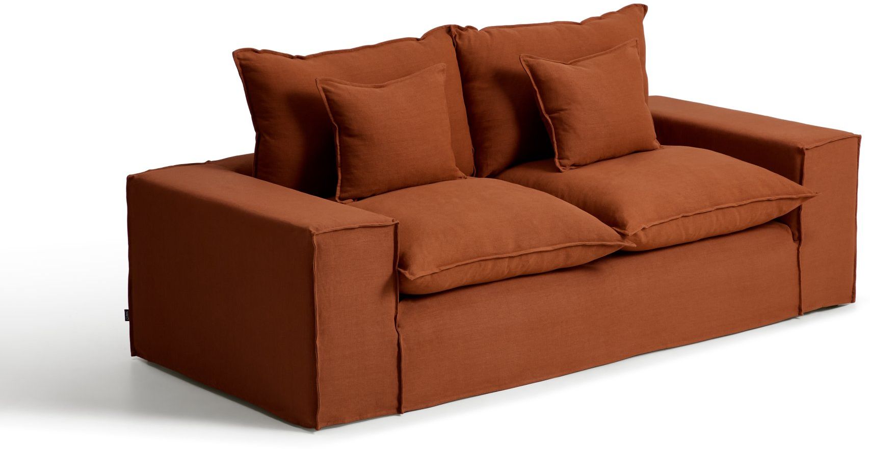 Kave Home Anarela Terracotta 2-Zitsbank