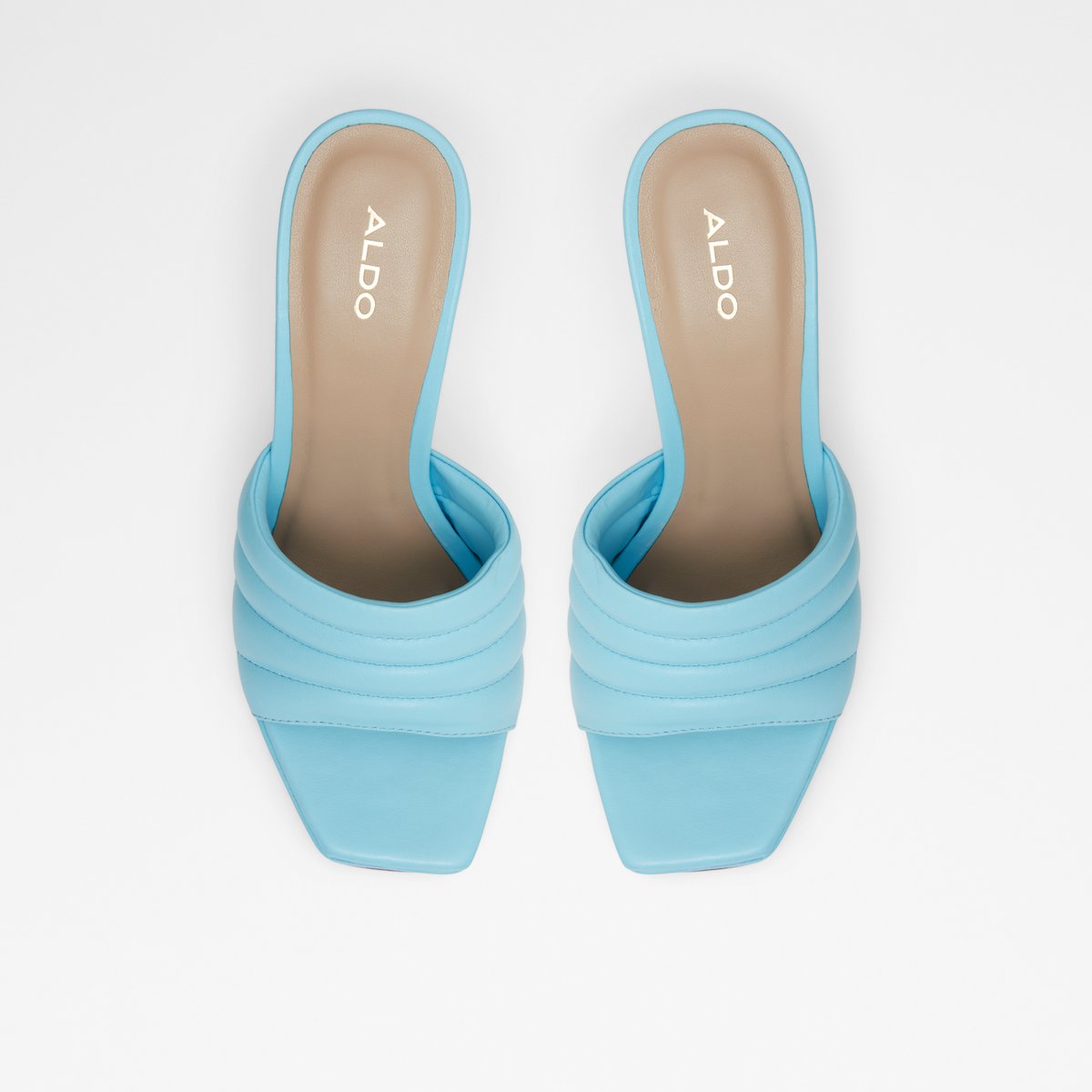 Gennia Bright Blue Women Mule Shoes