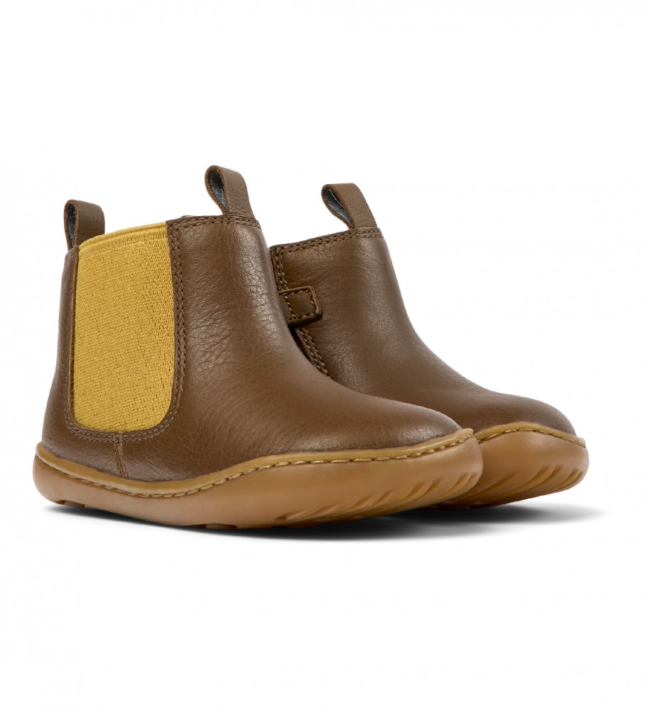 Botas de couro Camper Peu Cami marrom