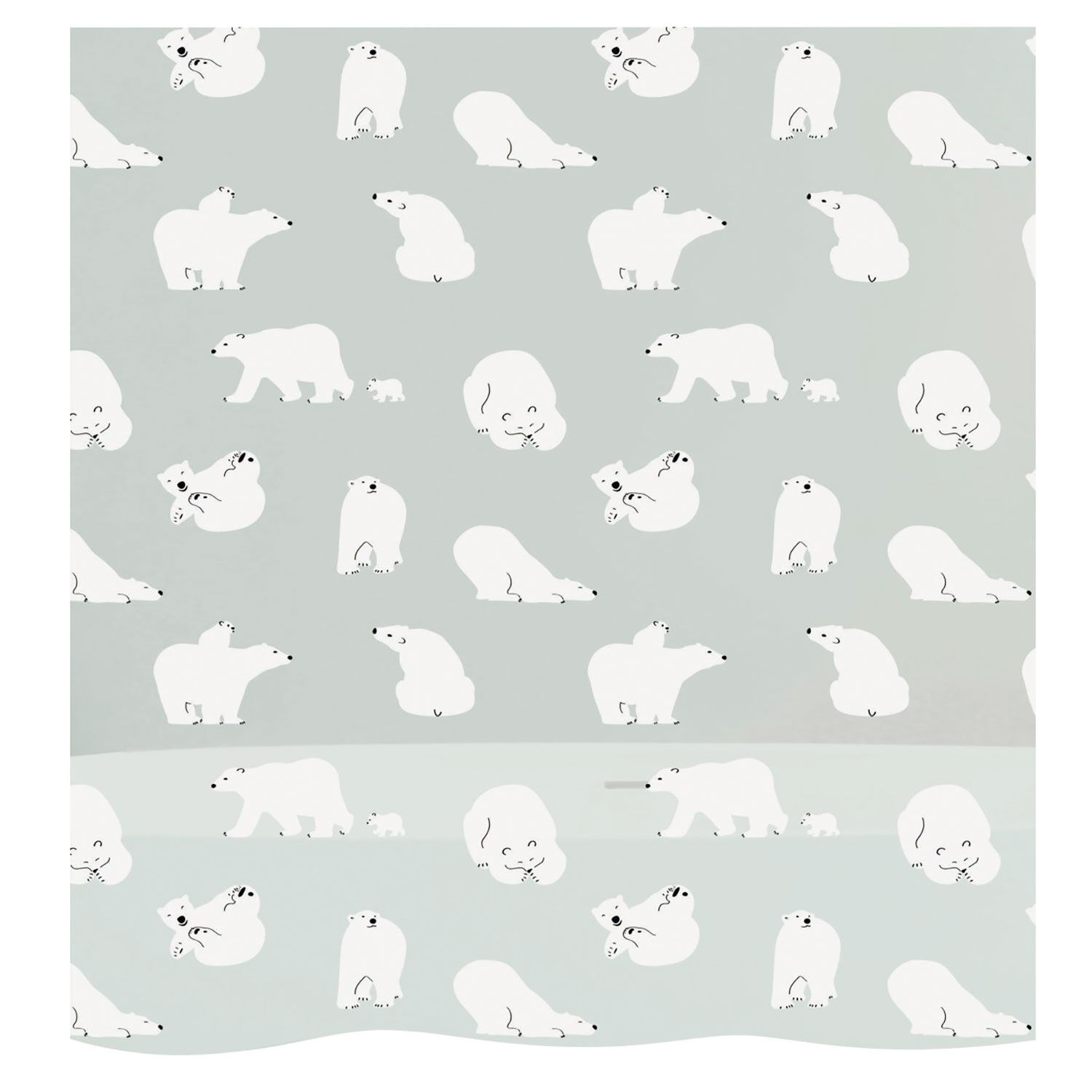 diaqua Duschvorhang Polar Bear PEVA