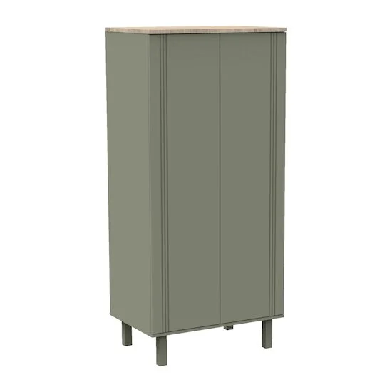 Eléonore Armoire 2 portes   Kaki        de               Sauthon Baby's Sweet Home