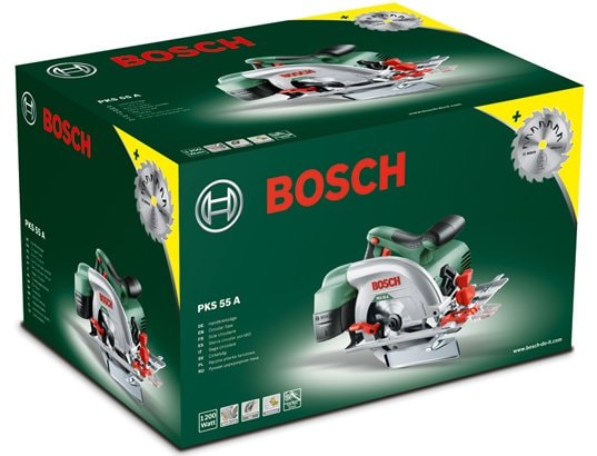 BOSCH - Scie circulaire PKS 55 A + lame precision