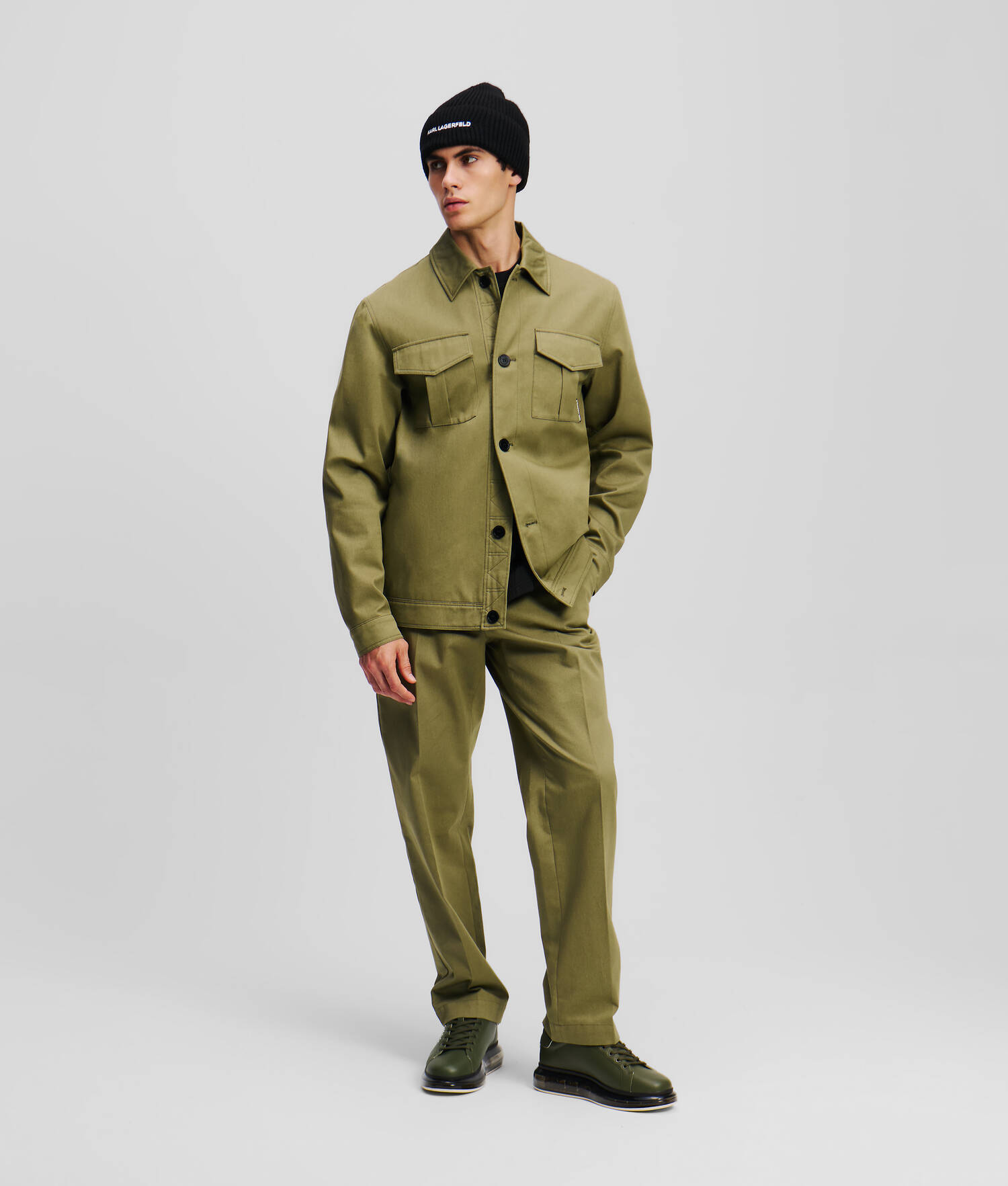 VESTE UTILITAIRE - Vert foncé