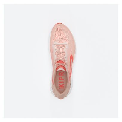 Chaussures Running Femme Kiprun KS900.2 Blanc/Corail