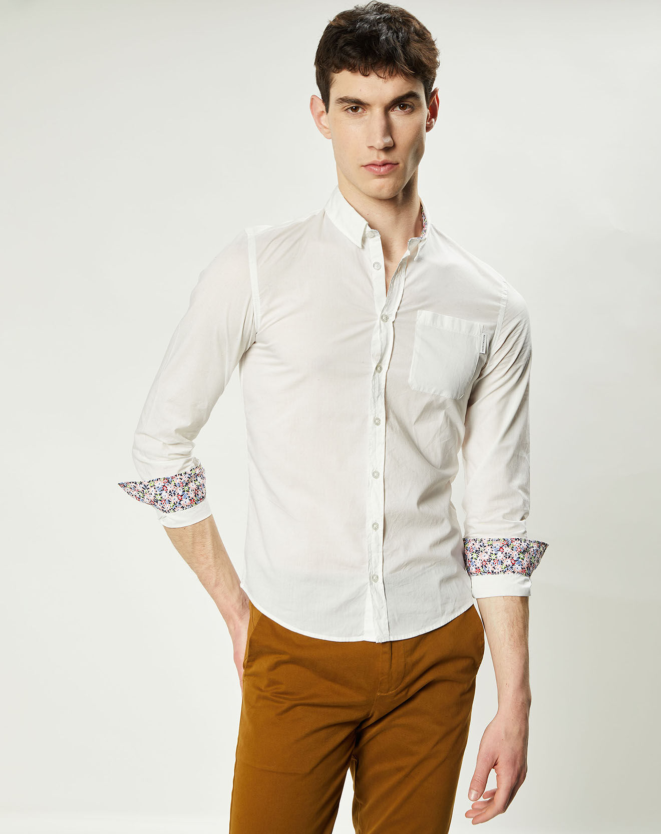 Harris Wilson Chemise regular Earl blanche