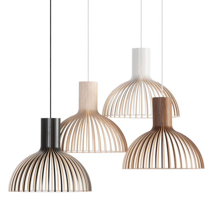 Secto - Victo Small 4251 Pendelleuchte, Ø 45 x H 39 cm, Birke