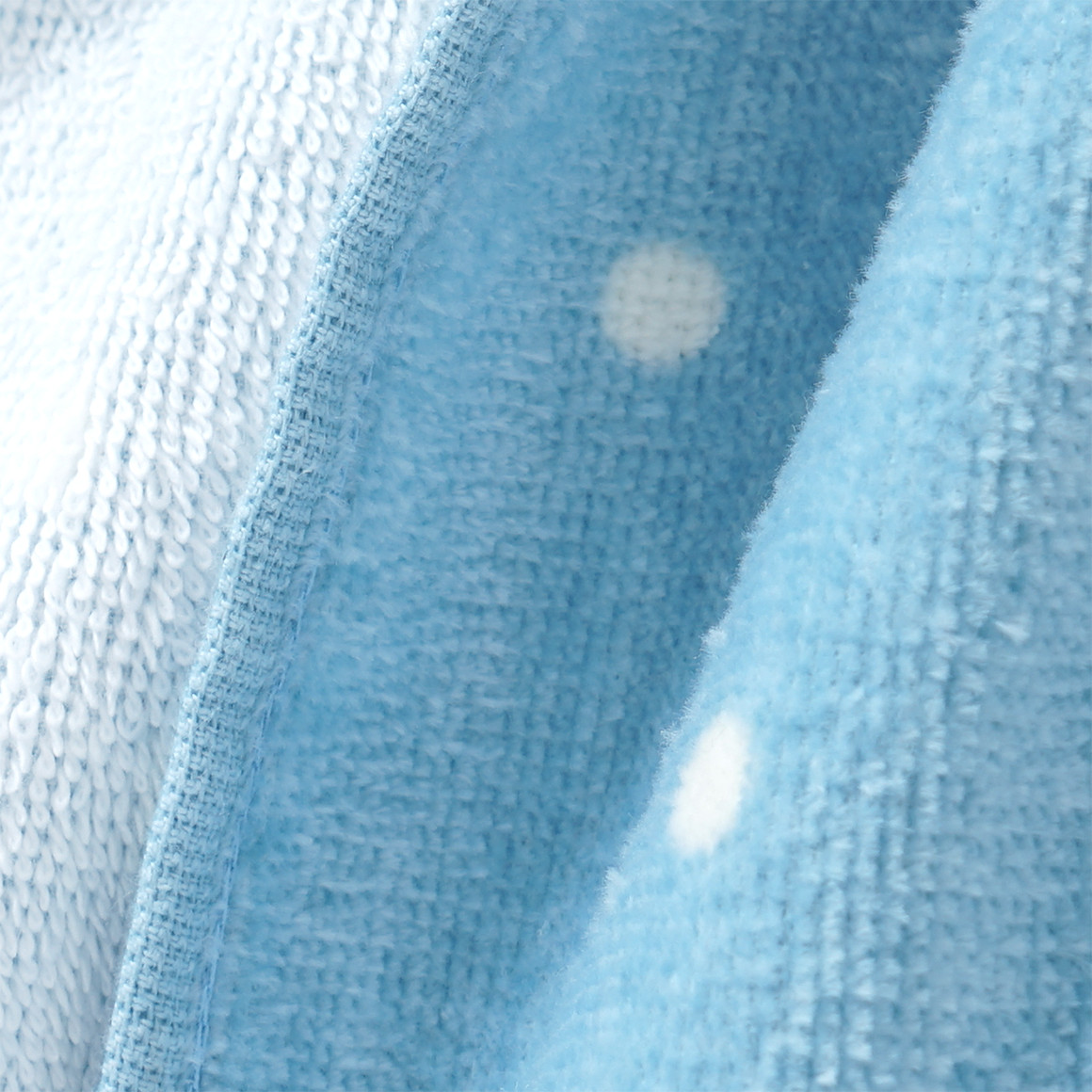 Topolino Badeponcho mit Seepferdchen hellblau