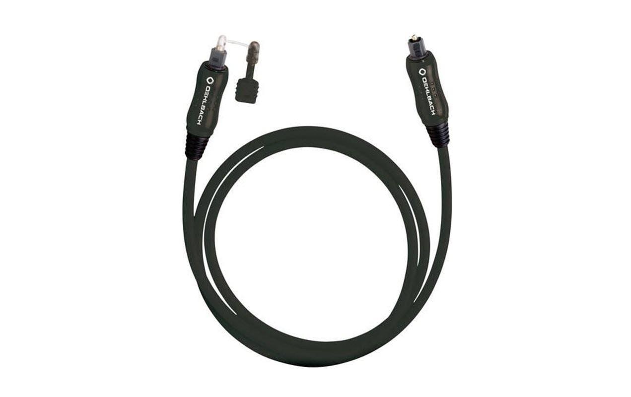 Audio-Kabel Opto Star Black Toslink - Toslink 3 mToslink-Kabel, Toslinkstecker auf Toslinkstecker, 3 Meter