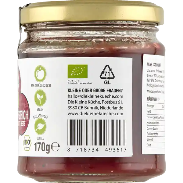 Bio Brotaufstrich Erdbeere & Rote Beete