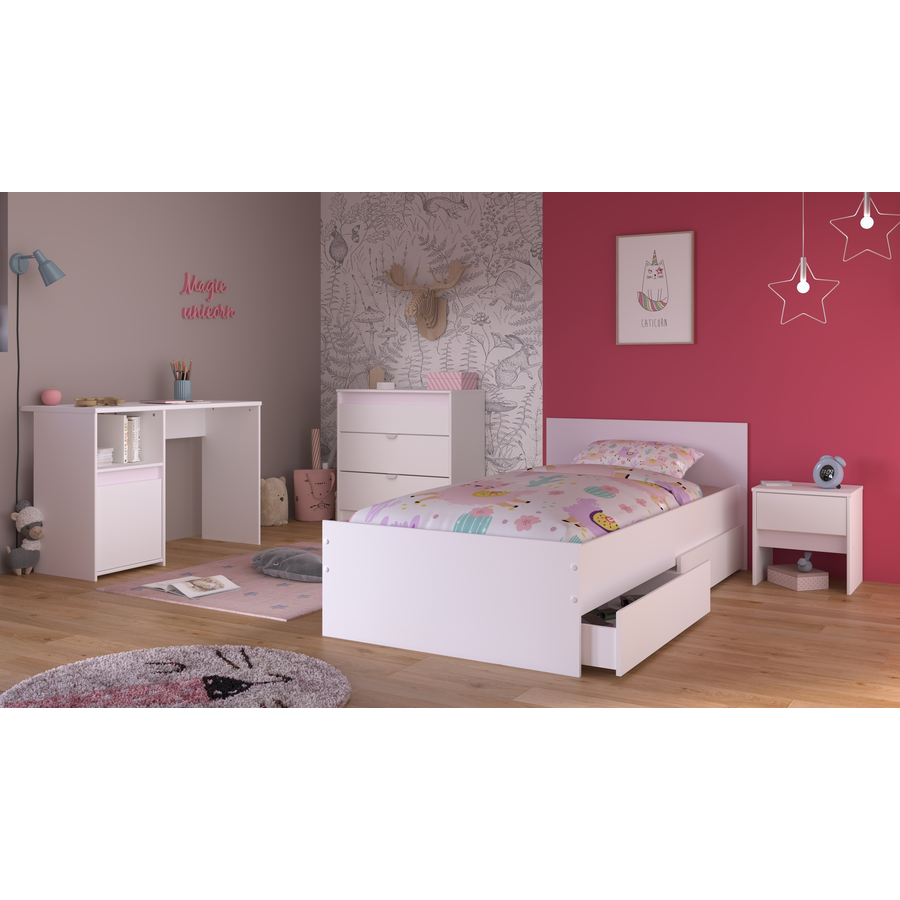 Parisot Kinderzimmer Set 5tlg Pirouette 25  Weiß Weiß