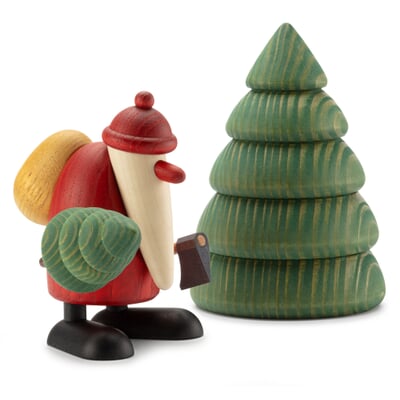 Nikolaus mit Baum
