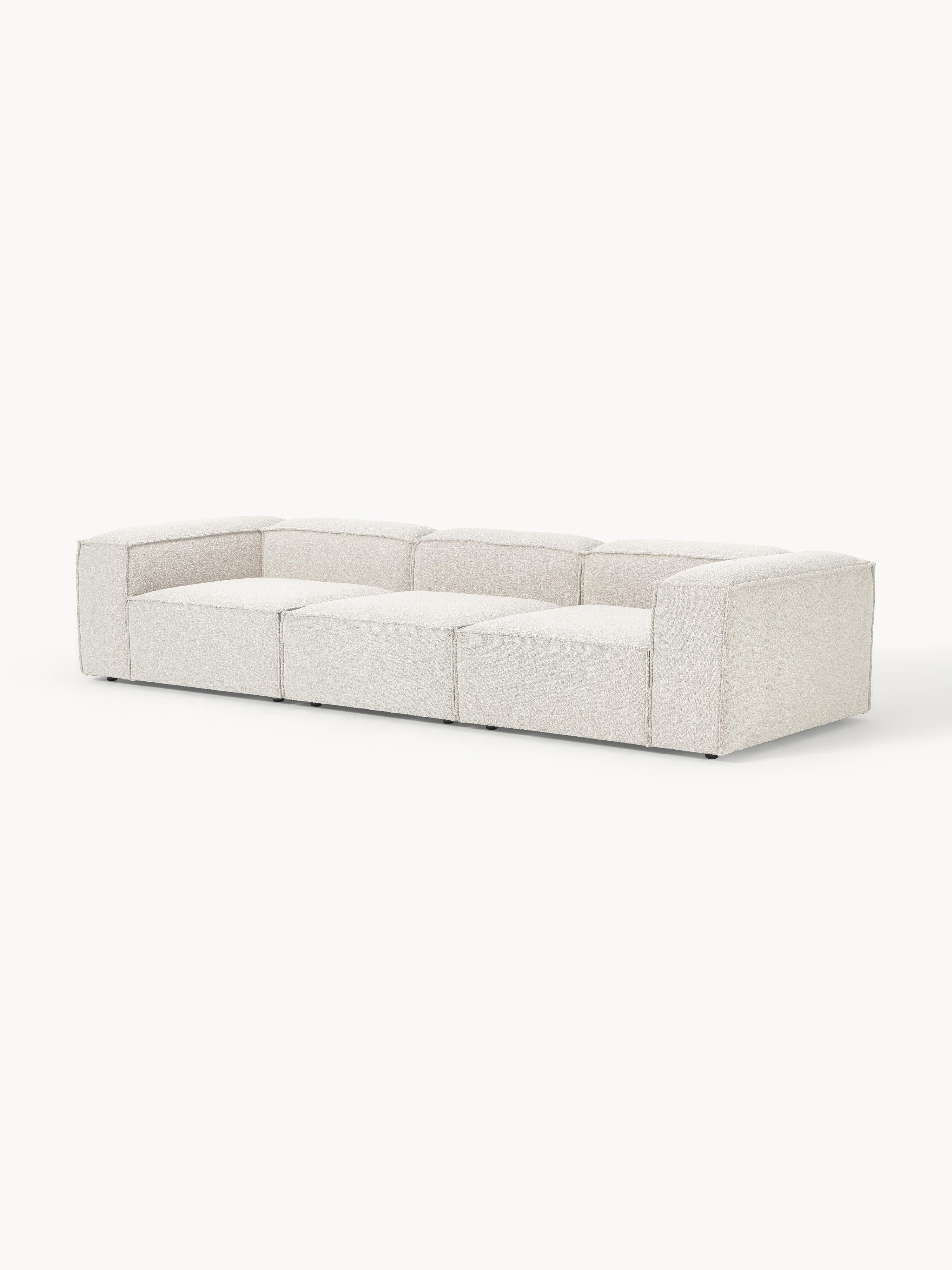 Modulaire bank Lennon (4-zits) uit bouclé