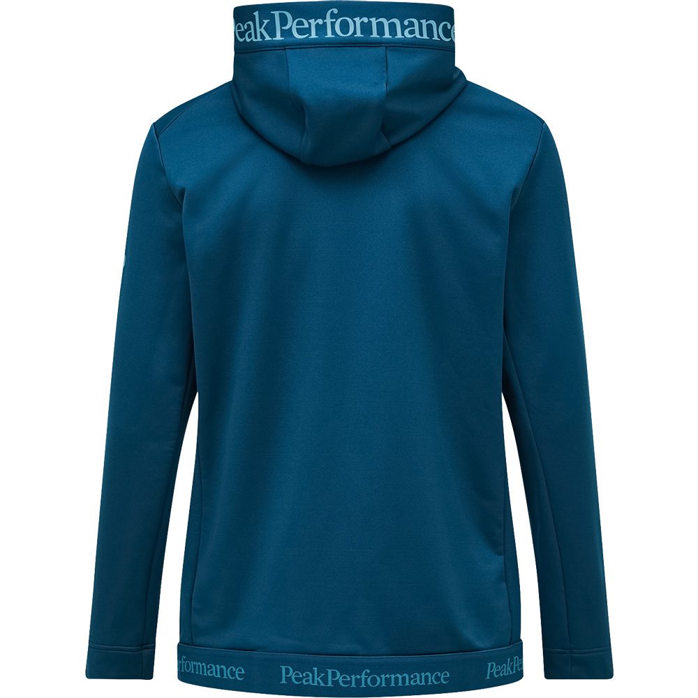 Peak Performance Rider Tech Zip Hood Midlayer-Jacke Herren infinity teel