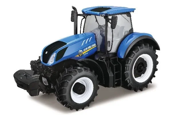 BURAGO - Traktor 1:32 New Holland T7.315 blå