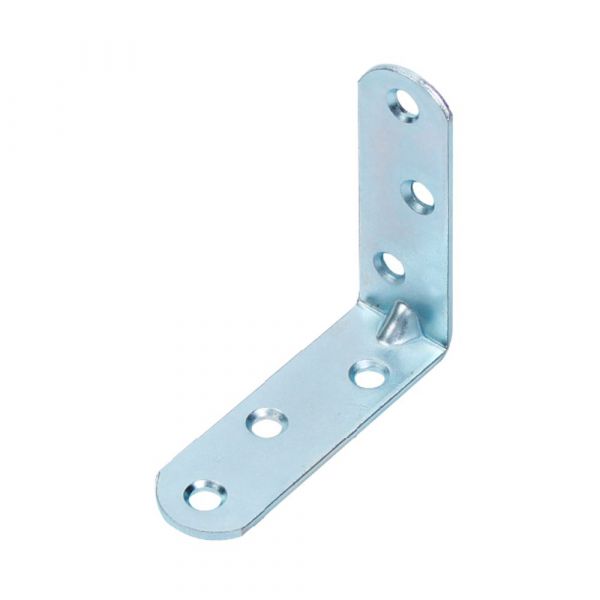Esquadro com Nervio Pontas Redondas 100x100x19mm - 100839